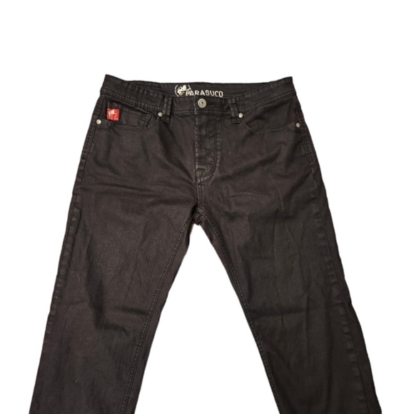 Parasuco Black Jeans Waist 34" Length 34" - Picture 1 of 6